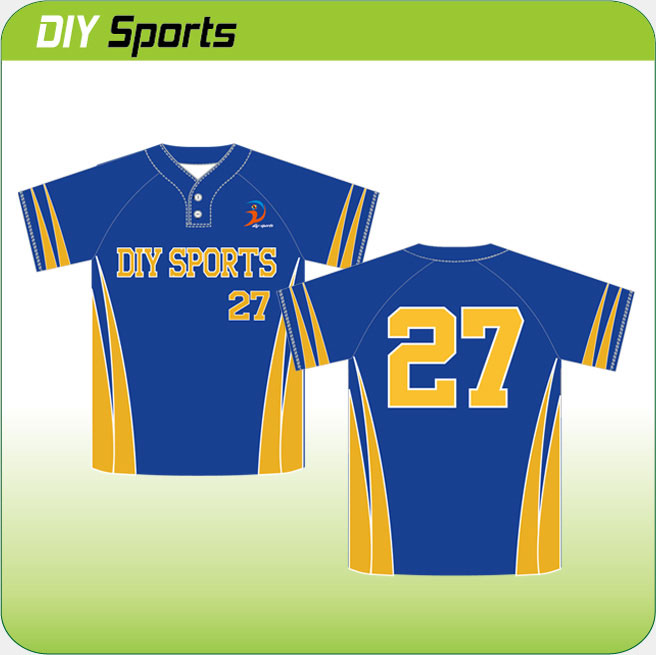   2 button men's baseball jerseys 1