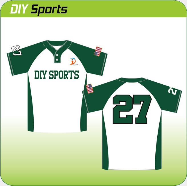   2 button men's baseball jerseys 3