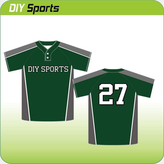    2 button men's baseball jerseys 5