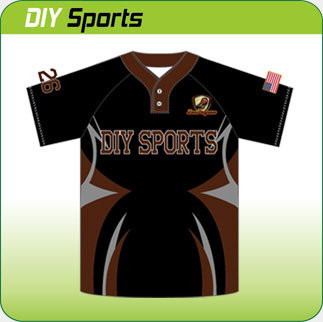     2 button men's baseball jerseys 8