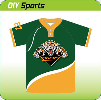      2 button men's baseball jerseys 11